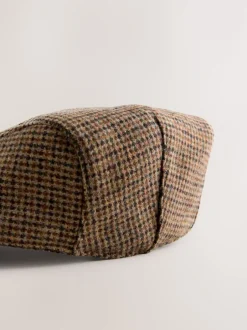 Next Marron pied-de-poule - casquette Clearance