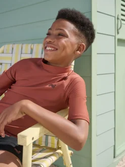 Next - Rash Gilet (1.5-16ans) Marron rouille Outlet