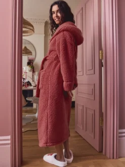 Next Marron rouille - Robe de chambre en peluche Online