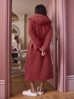 Next Marron rouille - Robe de chambre en peluche Online