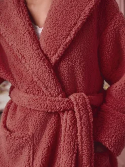 Next Marron rouille - Robe de chambre en peluche Online