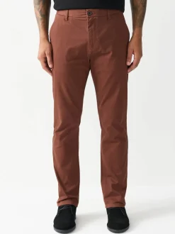 Next - Slim Fit (Slim Fit) - Pantalon chino stretch Marron rouille