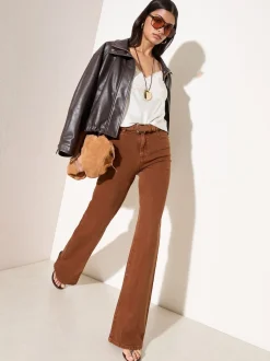 Friends Like These - Jean ample X Lucy Mecklenborgh pour tous les jours MARRON TABAC Clearance