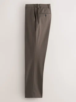 Next Marron taupe - Moulant - Pantalons extensibles à taille élastiquée Motionflex New
