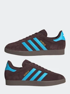 adidas originals Marron/bleu - Gazelle Trainers Discount