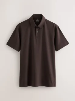 Next - Polo en jersey Manches courtes 3 Pack Marron/bleu/neutre Best