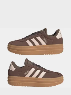 adidas - baskets VL Court Bold Marron/rose Hot