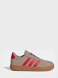 adidas - VL Court 3.0 Formateurs Marron/rouge