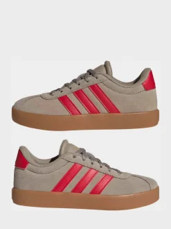 adidas - VL Court 3.0 Formateurs Marron/rouge