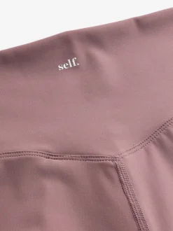self. - soi-même. Legging taille haute mauve Best