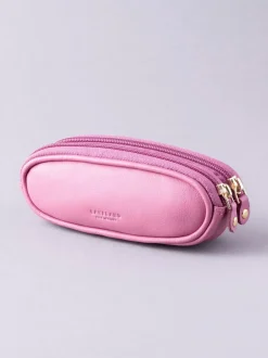 Lakeland Leather - Étui Lakeland en cuir à deux verres mauve Outlet