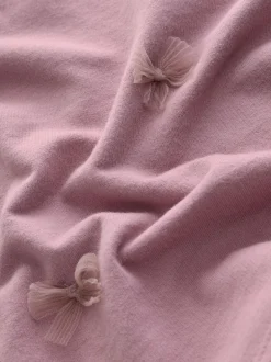 Next Mauve/blanc - Boxy Bows T-shirts 2 Pack (3-16ans) Best