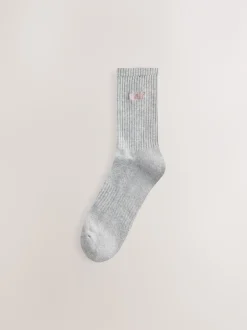 self. - Chaussettes de cheville Cushion Sole Lounge 3 Pack Mauve/Gris/Cream Hot