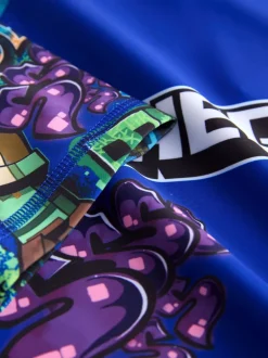 Next - Gilet anti-éclaboussures (3-16ans) Minecraft bleu marine New