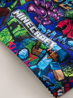 Next - Shorts de bain (3-16yrs) Minecraft bleu marine