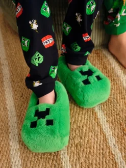 Next Minecraft vert/noir - License Jogger Pyjamas 2 (5-16ans) New