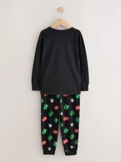 Next Minecraft vert/noir - License Jogger Pyjamas 2 (5-16ans) New