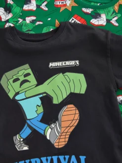 Next Minecraft vert/noir - License Jogger Pyjamas 2 (5-16ans) New