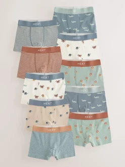 Next - Lot de 10 boxers (1.5-16ans) Mini Safari Imprimé Online