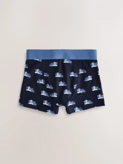 Next - Lot de 10 boxers (1.5-16ans) Mini véhicule bleu Hot