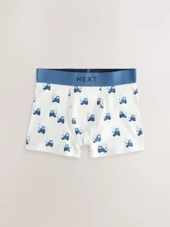 Next - Lot de 10 boxers (1.5-16ans) Mini véhicule bleu Hot