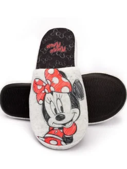Vanilla Underground - Chaussons mules d’hiver femme Minnie Mouse™ gris Hot