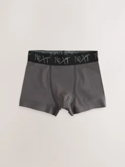 Next - Lot de 7 boxers (2-16ans) Minéral multicolore avec ceinture noire Sale