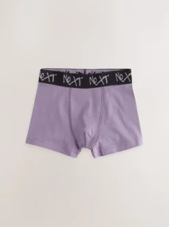 Next - Lot de 7 boxers (2-16ans) Minéral multicolore avec ceinture noire Sale