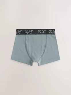 Next - Lot de 7 boxers (2-16ans) Minéral multicolore avec ceinture noire Sale