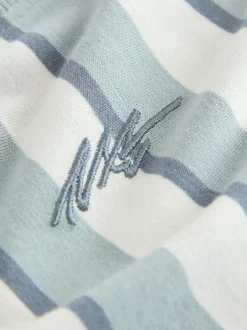 Next - T-shirt imprimé graphique à manches courtes coupe régulière (3-16ans) Minéral rayé Sale