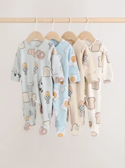 Next Minéraux - Lot de 4 dors-bien bébé à fermeture éclair bidirectionnelle (0mois -2ans) Sale