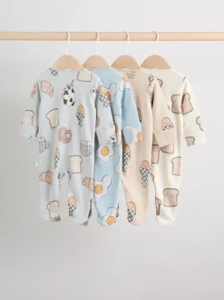 Next Minéraux - Lot de 4 dors-bien bébé à fermeture éclair bidirectionnelle (0mois -2ans) Sale