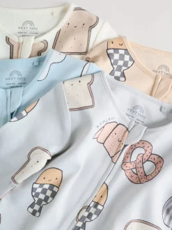 Next Minéraux - Lot de 4 dors-bien bébé à fermeture éclair bidirectionnelle (0mois -2ans) Sale