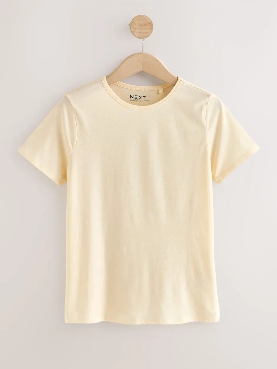 Next Minéraux - Lot de 5 T-shirts riches en coton à Col rond