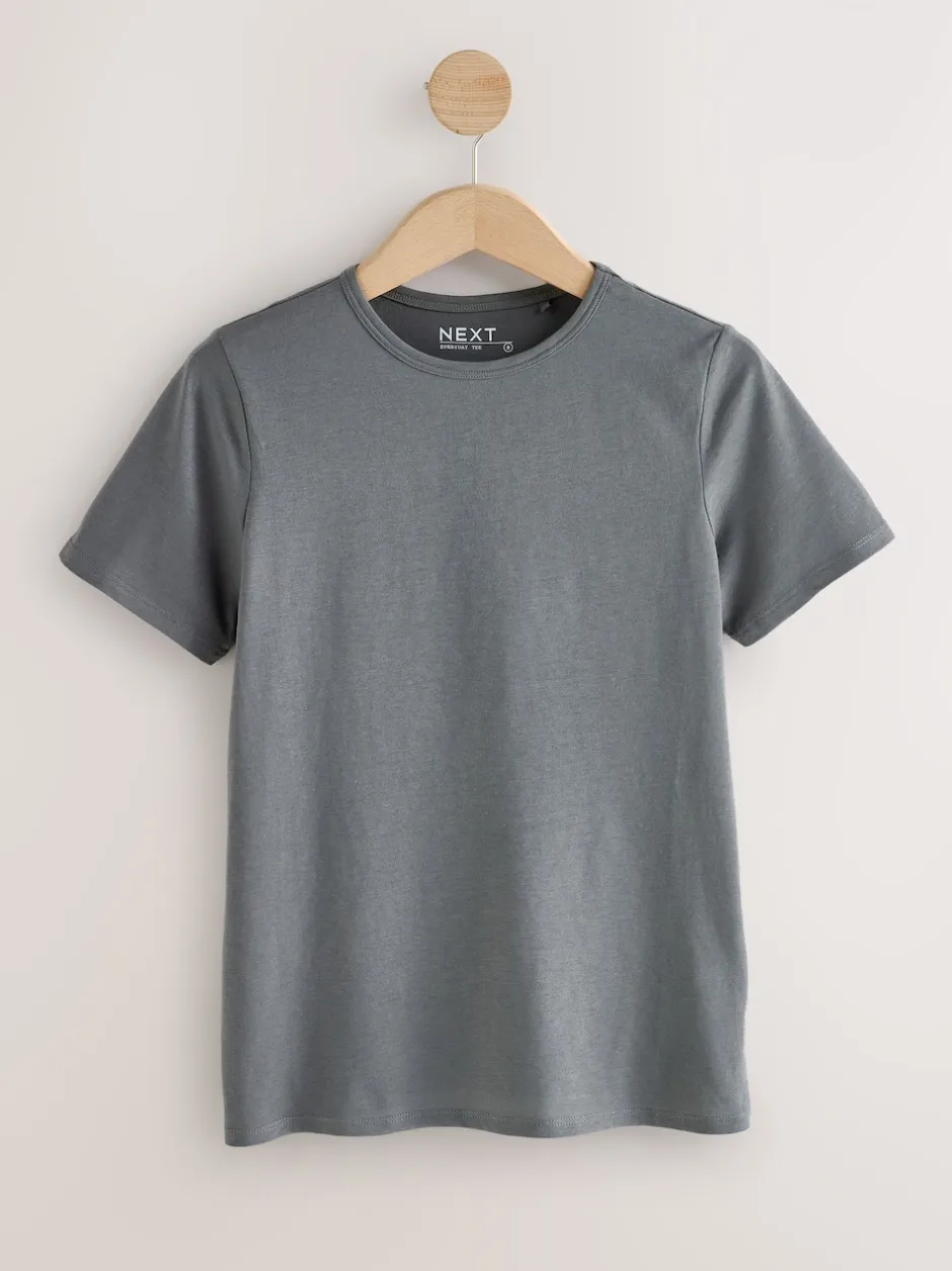 Next Minéraux - Lot de 5 T-shirts riches en coton à Col rond