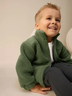 Next - Polaire unie à Col cheminée zippée Polaire (3mois-7ans) Minéraux Online