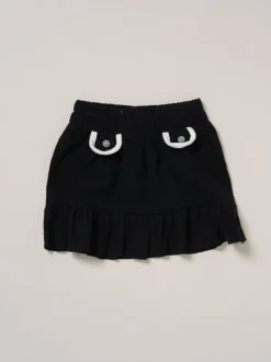 Miss Ensemble haut et jupes blanc en fausse fourrure Outlet