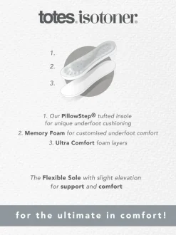 Totes Mocassin Isotoner doublé à chevrons pour homme Outlet