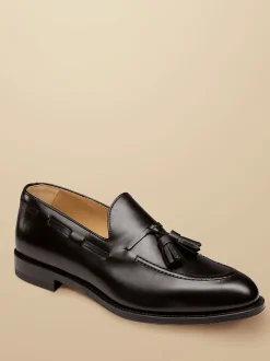 Charles Tyrwhitt Mocassins en cuir à glands Discount
