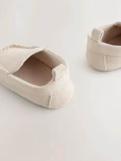 Next Mocassins neutres - Bébé Suede Chaussures (0-2mths) Outlet