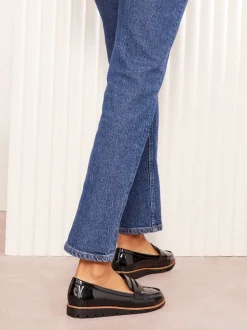 Friends Like These Mocassins plats Comfort en similicuir verni Hot