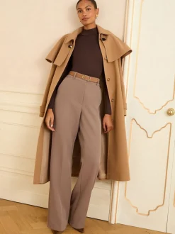 Love & Roses - Pantalons amples Mocha Clearance