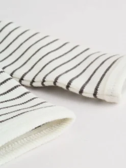 Next Mono Stripe (mono) - Lot de 4 t-shirts à manches longues bébé (0mois2ans) New