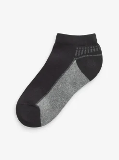 Next monochrome - Lot de 5 paires de chaussettes de sport à semelle rembourrée Discount