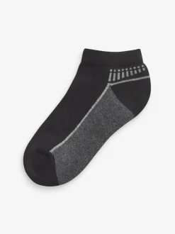 Next monochrome - Lot de 5 paires de chaussettes de sport à semelle rembourrée Discount