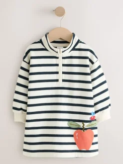 Next monochrome - Robe en molleton à col zippé (3mois7ans)