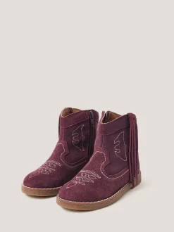 Monsoon bottes cowboy en daim Best