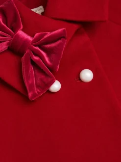 Monsoon Cape à nœud en velours Discount