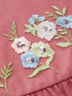 Monsoon Haut Kristi en tulle brodé Best