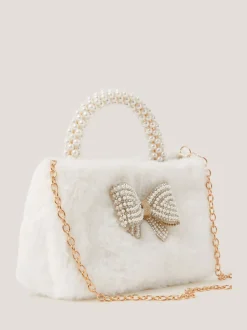 Monsoon sac à poignée en perles duveteuses Hot